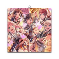 KAYU Anime GROUP MEMBER AFTERGLOW Wooden Wall Poster - BANG DREAM! 100% MDF