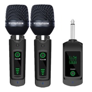 Wireless Microphone System | XLR Transmitter & Receiver Compatible with Dynamic Mics, Mixer, and Gui