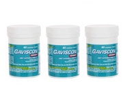 Gaviscon Advance Chewable Peppermint 60 Tablets Pack Of 3