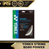 Yonex Badminton BG80 Power String 0.68M (100%Original) BG80P