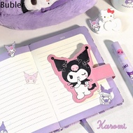 BUBLER Cartoon B6 Notebook Kuromi My Melody Diary Notebook Scrapbook Anime Color Page Notepad Studen