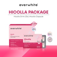 Hicolla Package: Hicolla Collagen Drink Strawberry 20s + Hicolla Capsule 1 strip