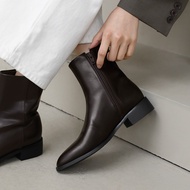 [SAPPUN] Faybel Round Ankle Boots (3.5cm)