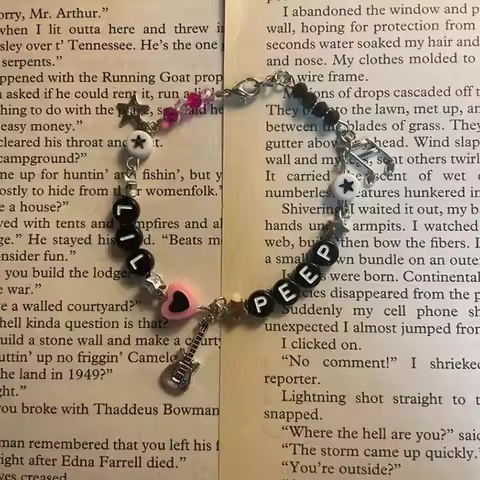lil Tracy Lil peep beaded bracelet Stars & Hearts Bracelet, Grunge, Y2k, Fairy Bracelet, Coquette, F