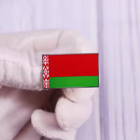Belarus National Flag Pin Badge
