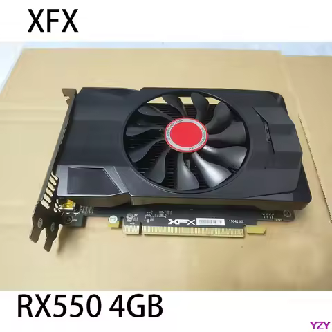 XFX RX 550Graphics Cards For AMD Radeon RX550 2GB Video Screen Cards HTPC GPU Desktop Itx Computer G