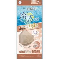 特殊的空間設計 冷感不織布口罩（個別包裝）7入