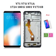 LCD with Frame For VIVO Y71 Y71i Y71A 1724 1801i 1801 V1731B LCD Display with Frame Bezel Touch Screen