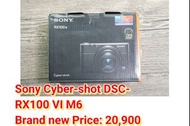 Sony Cyber-shot DSC-RX100 VI M6 Brand new