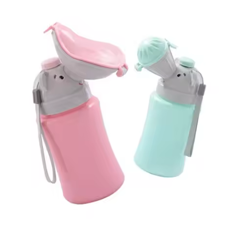 New PP Portable Hygienic Toilet Hygienic Design Leak-Proof Children's Training Toilet Convenient Uri