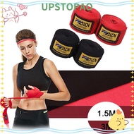 UPSTOPAO 2 Rolls Boxing Wraps, Hand Wraps Belt Sports Strap Boxing Bandage, 1.5/ MMA Sanda Kick Colo