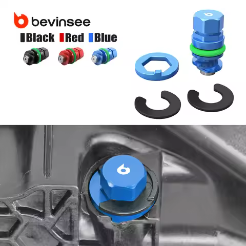BEVINSEE Magnetic Engine Oil Sump Drain Plug for VW Golf 7 for Golf 7.5,for Audi S3 A3 8V,for SEAT L