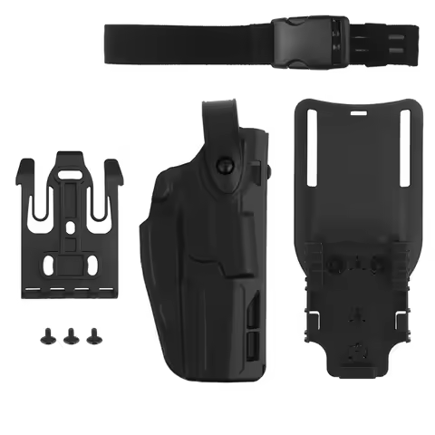 Pistol Holster MK-17 P320 Gun Holster for M17 M18 SIG, Airsoft Case Bolt Lock with Belt Drop Leg Pla