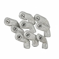[mcfsnzwtxz1bw] 9 Pieces Golf Iron Headcover Set Easy Identification Numbered Iron Covers