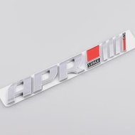 3D ABS APR Stage III 3+ Letters Logo Car Rear Trunk Boot Badge Emblem Sticker For VW GOLF Audi R8 RS