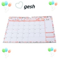 GESH1 Desk Calendar, Event Reminder Office Desk Decor Desktop Paper Calendar, Creative Countdown Calendars Monthly Calendar Planner  Year Gift Table Calendar Home