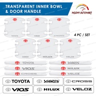TOYOTA Door Handle Protector VIOS YARIS COROLLA CROSS VELOZ FORTUNER HILUX ROGUE REVO VIGO ALTIS Acc