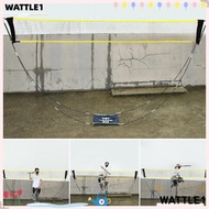 WTTLE Foldable Badminton  Portable Entertainment Indoor Outdoor Sports Standard Training Stand Rack