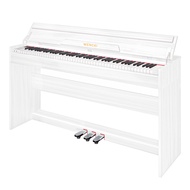 WENCAI 88 Key Digital Piano Velocity-Sensitive Electric Keyboard Piano Home Upright Wooden Electroni