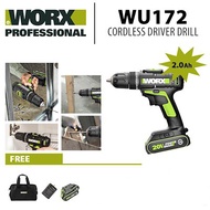 WORX (WU172) CORDLESS DRIVER/DRILL 20V X 2.0AH