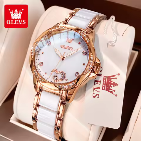 OLEVS Brand Ladies' Watch Fully Automatic Mechanical Watch Business Calendar Fashion Waterproof 6631