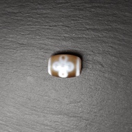 MATA Tibetan 5-Eye Yellow Dzi Agate 18mm E2945