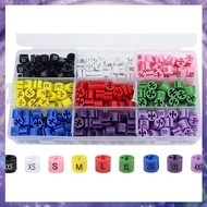 580 Pcs Snap Retail Clothes Hanger Size Markers Garment Tags Xxs To 4Xl Size Coding Colored Dividers