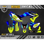 Decal KLX BF KLX OLD KLX S DECAL KX CUSTOME DECAL KLX BF 150L 9