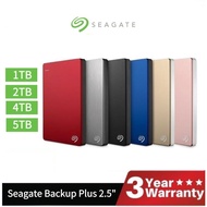 Seagate Backup Plus HDD 1TB / 2TB / 4TB Password Protection - USB 3.0 2.5" for Windows and Mac