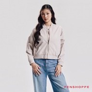 Penshoppe Essentials Relaxed Bomber Jacket For Women