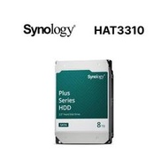 Synology HAT3310 8TB 3 . 5吋PLUS系列 NAS專用硬碟