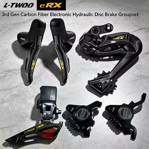 LTWOO ERX 3rd Gen Wireless Road Bike Groupset Carbon Fiber Shifting System Electronic Derailleur Kit