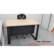 4 Feet Rectangular Shape Office Table With Square Metal Leg - Home & Office System - V-SQ Series