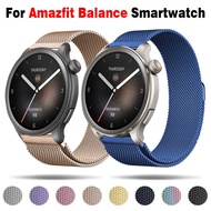 Amazfit Balance Magnetic Metal Strap for Amazfit Balance metal strap for Amazfit Balance Smartwatch stainless steel strap