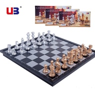 Chess board set 25cm (gold and silver), Magnetic chess, Magnetic chess board