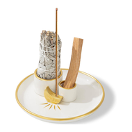 4 in 1 Incense Holder Incense Burner for Burning SageIncense Stick Smudge BowlIncense Ash Catcher