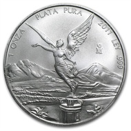 2011 Mexican Libertad 1 oz .999 Silver Coin BU 1oz