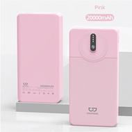 GOOJODOQ 10000mAh Wired Powerbank 2 Inputs + 2 Outputs 10w Portable Lightweight USB Charging 21700 S