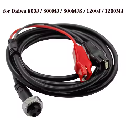 For Shimano/Daiwa Electric fishing Reel connecting line Power Cable Battery connection line Electric