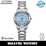 Citizen FE1241-71L Eco Drive Mineral Glass Stainless Steel Case & Strap Woman's Watch