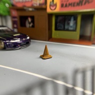 cone kon jalan raya diorama 1/64 hotwheels minigt tomica marchbox tarmac