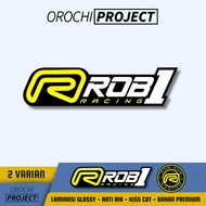 Orochi PROJECT Sticker ROB1/Sticker ROB1/Sticker Logo ROB1/Sticker ROB1 Racing/Sticker Brand ROB1/Sticker Vinyl Waterproof Waterproof/Sticker Helmet Book Journal Motorcycle Casing HP Laptop Tumbler Drinking Bottle IPad Tablet