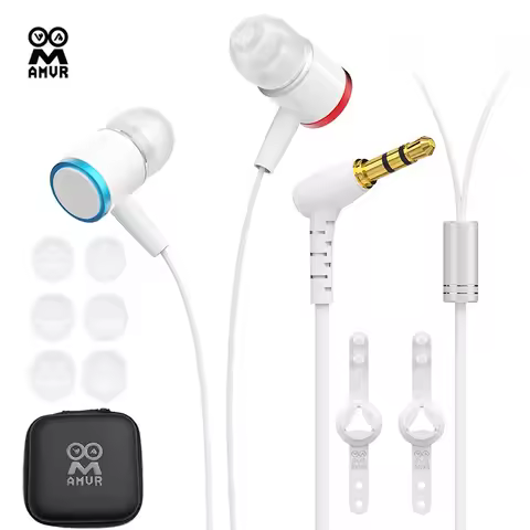 AMVR For Quest 3 Earphones with Storage Box 3D 360 Degree Sound In-Ear Headphones for Meta Quest 3 A