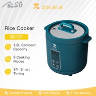 ZOLELE RC121 Mini Rice Cooker 1.2L – 9 Cooking Modes, Multi Cooker, Non-Stick Electric Cooker!
