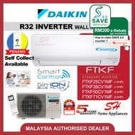 DAIKIN R32 Inverter Air-conditioner FTKF series AIRCOND 1.0HP 1.5HP 2.0HP 2.5HP WIFI gin-ion