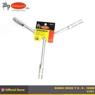BESTGUARD 8MM - 9MM - 10MM Y-SOCKET WRENCH