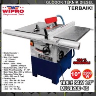 Wipro Mesin Table Saw Gergaji Kayu 10" Inch Hd Sirkular Potong Ts12503