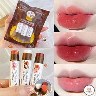 FS Fruit Flavored Jelly Moisturizing Lip Balm Silk Smooth Lipstick/Waterproof Pink Peach Exfoliated 