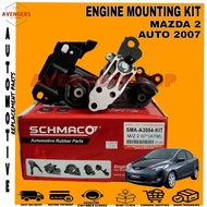 MAZDA 2 2007 (AT) SCHMACO ENGINE MOUNTING KIT