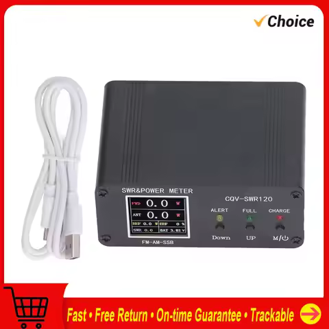 SWR Frequency Meter SWR Meter SWR Tester SWR Power Meter 120W Digital Display Standing Meter Frequen